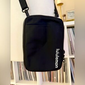 Lululemon Black Nylon Crossbody Bag